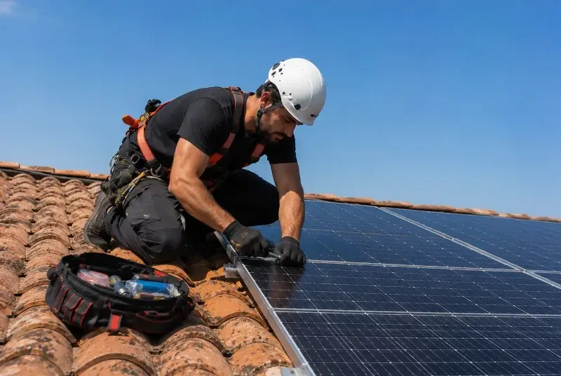 Maintenance et monitoring de panneaux solaires à Marquixanes